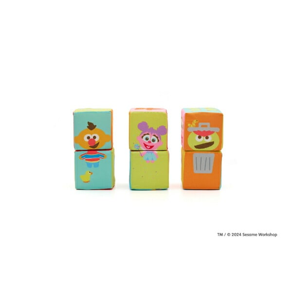 セサミストリート ふかふか布ブロック トイ ベビー