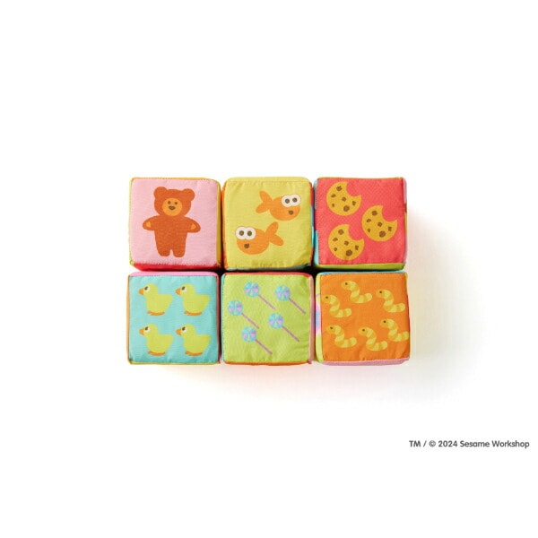 セサミストリート ふかふか布ブロック トイ ベビー