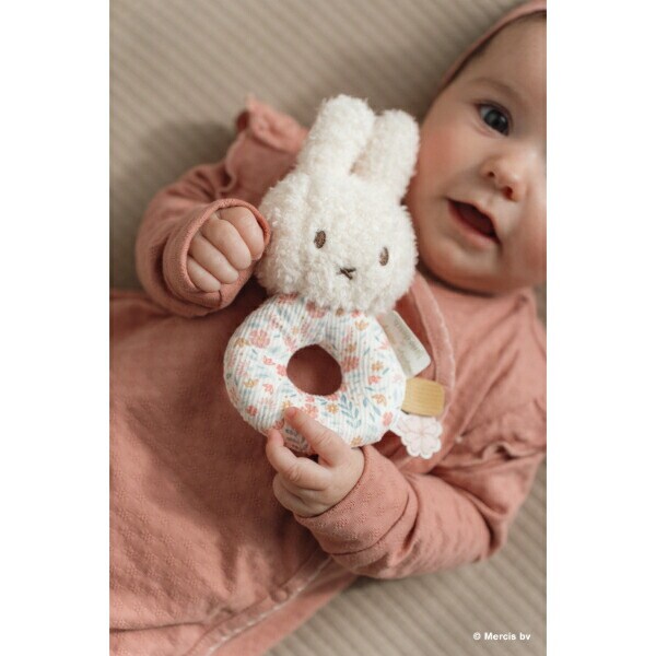 ミッフィー miffy x Little Dutch ベビーラトル ラッキーブロッサム ベビー 出産祝い
