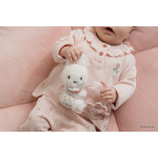 ミッフィー miffy x Little Dutch リングラトル ラッキーブロッサム ベビー 出産祝い