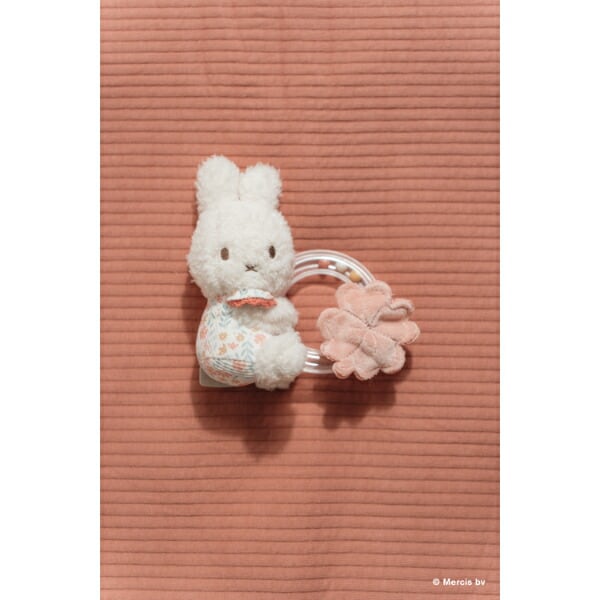 ミッフィー miffy x Little Dutch リングラトル ラッキーブロッサム ベビー 出産祝い