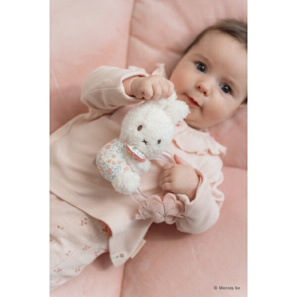 ミッフィー miffy x Little Dutch リングラトル ラッキーブロッサム ベビー 出産祝い