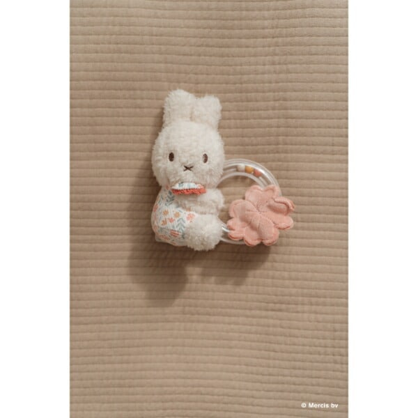 ミッフィー miffy x Little Dutch リングラトル ラッキーブロッサム ベビー 出産祝い