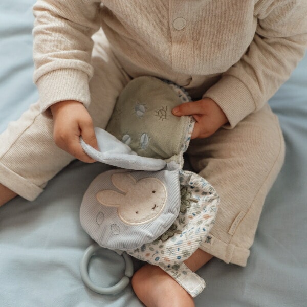 ミッフィー miffy x Little Dutch 布えほんストラップ付き ラッキーリーブス ベビー 出産祝い