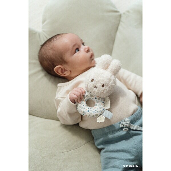 ミッフィー miffy x Little Dutch ベビーラトル ラッキーリーブス ベビー 出産祝い