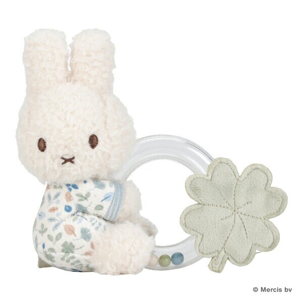 ミッフィー miffy x Little Dutch リングラトル ラッキーリーブス ベビー 出産祝い
