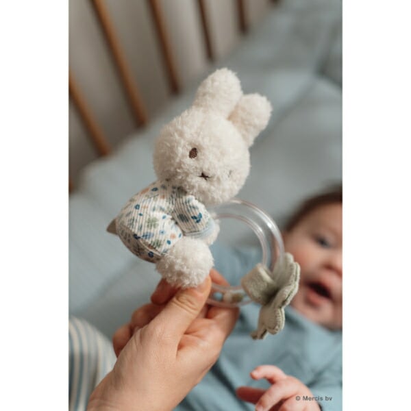 ミッフィー miffy x Little Dutch リングラトル ラッキーリーブス ベビー 出産祝い