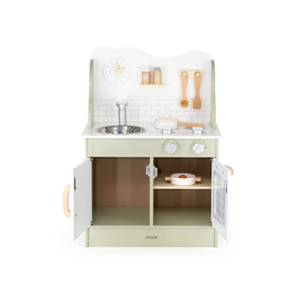 DADWAY(ダッドウェイ) おままごとキッチン(フォレストグリーン) ごっこ遊び おもちゃ ベビー キッズ