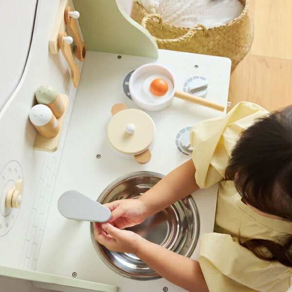 DADWAY(ダッドウェイ) おままごとキッチン(フォレストグリーン) ごっこ遊び おもちゃ ベビー キッズ
