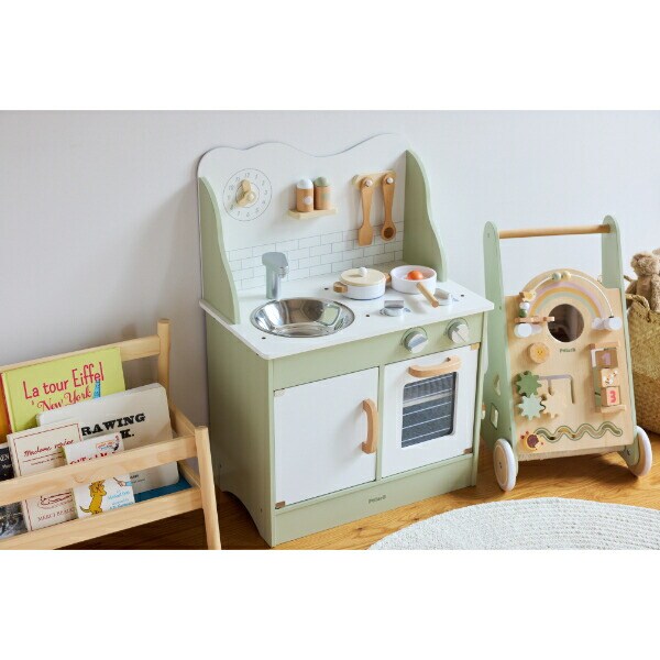 DADWAY(ダッドウェイ) おままごとキッチン(フォレストグリーン) ごっこ遊び おもちゃ ベビー キッズ
