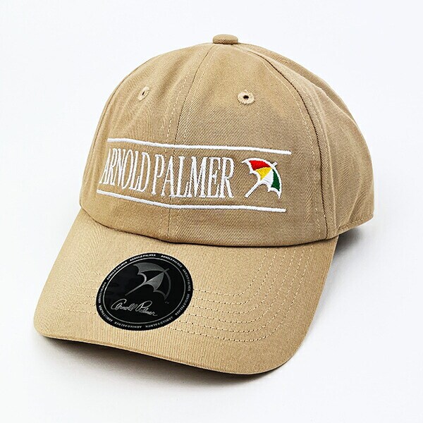Arnold Palmer(アーノルドパーマー) ラインロゴキャップ (ベージュ) 帽子 アパレル