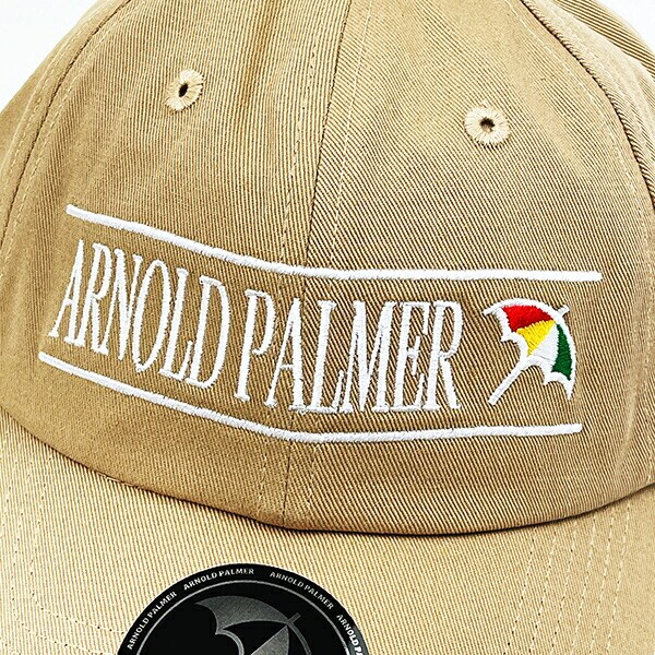 Arnold Palmer(アーノルドパーマー) ラインロゴキャップ (ベージュ) 帽子 アパレル