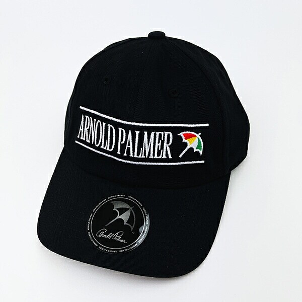 Arnold Palmer(アーノルドパーマー) ラインロゴキャップ (ブラック) 帽子 アパレル