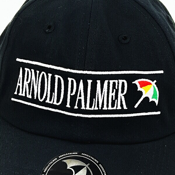 Arnold Palmer(アーノルドパーマー) ラインロゴキャップ (ブラック) 帽子 アパレル