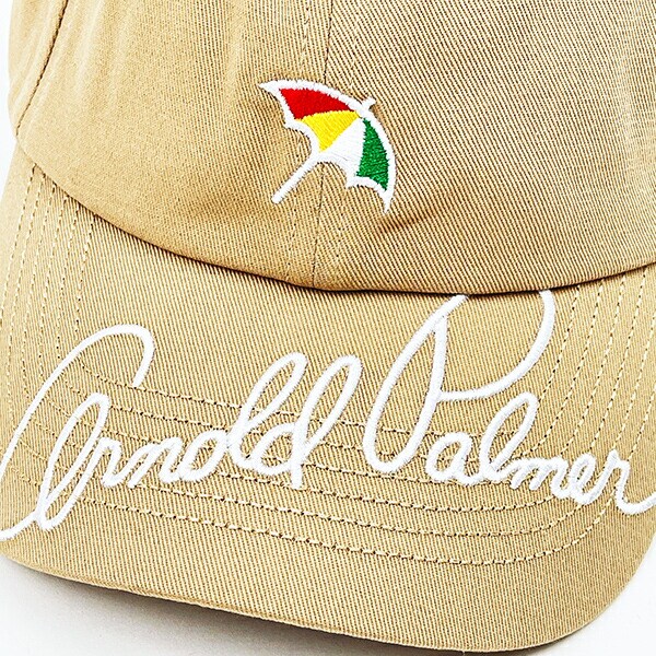 Arnold Palmer(アーノルドパーマー) つばロゴキャップ (ベージュ) 帽子 アパレル