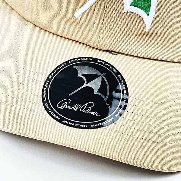 Arnold Palmer(アーノルドパーマー) つばロゴキャップ (ベージュ) 帽子 アパレル