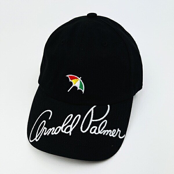 Arnold Palmer(アーノルドパーマー) つばロゴキャップ (ブラック) 帽子 アパレル