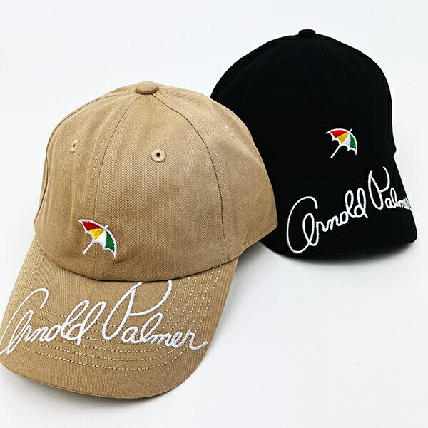 Arnold Palmer(アーノルドパーマー) つばロゴキャップ (ブラック) 帽子 アパレル