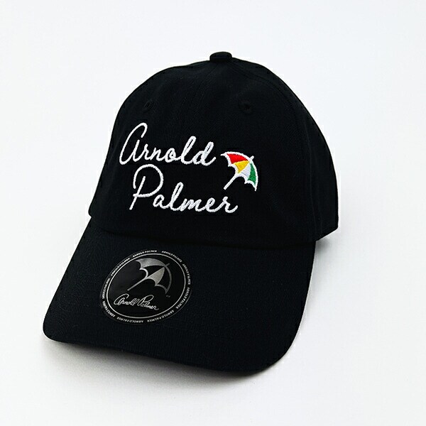 Arnold Palmer(アーノルドパーマー) 筆記体ロゴキャップ (ブラック) 帽子 アパレル