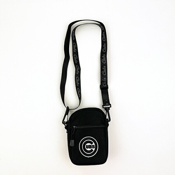 MLB(メジャーリーグ) カブス ショルダーバッグ(ブラック)  野球
