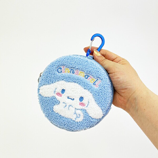 サンリオ シナモロール サークル さがらポーチ (ブルー) シナモン Sanrio