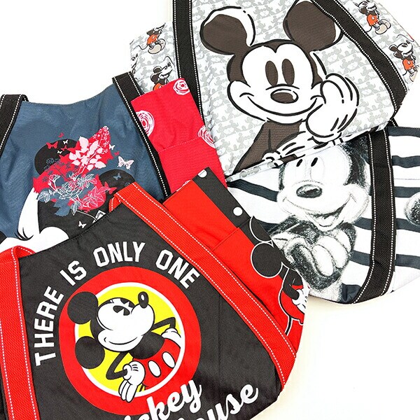 ディズニー ミッキーマウス バルーントートバッグ(モノクロ) Disney