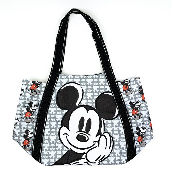 ディズニー ミッキーマウス バルーントートバッグ(グレー) Disney