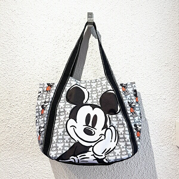 ディズニー ミッキーマウス バルーントートバッグ(グレー) Disney