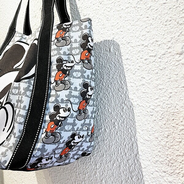 ディズニー ミッキーマウス バルーントートバッグ(グレー) Disney