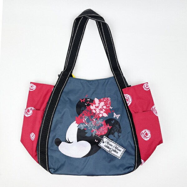 ディズニー ミニーマウス バルーントートバッグ(グレー) Disney