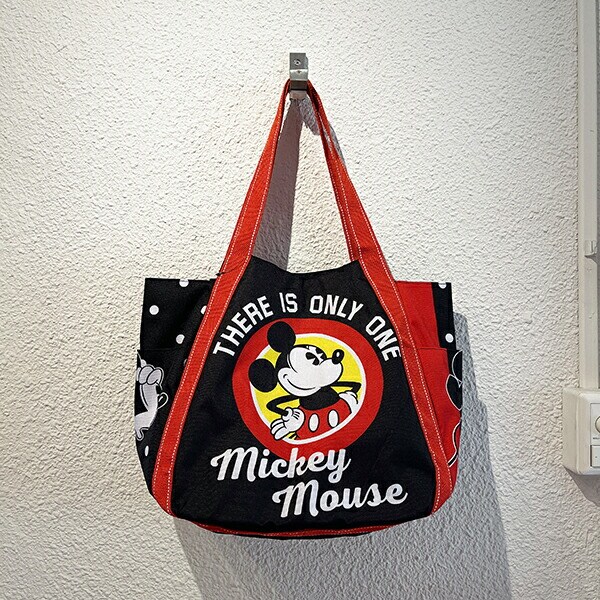 ディズニー ミッキーマウス バルーントートバッグ(ブラック) Disney