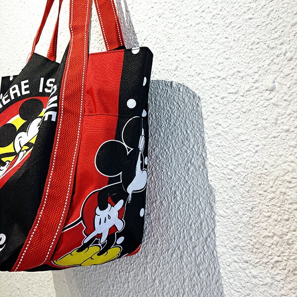 ディズニー ミッキーマウス バルーントートバッグ(ブラック) Disney