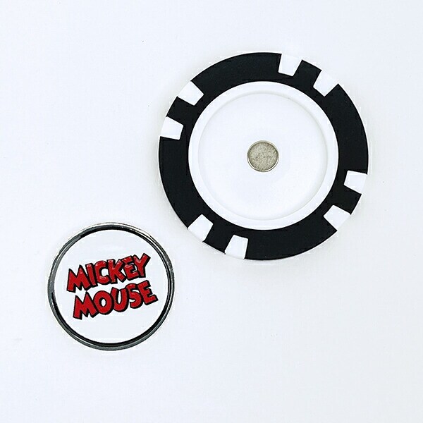 ディズニー ミッキーマウス マグネットコイン ゴルフ用品