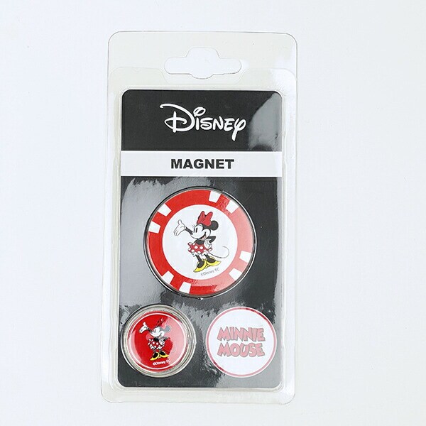 ディズニー ミニーマウス マグネットコイン ゴルフ用品