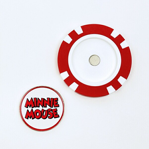ディズニー ミニーマウス マグネットコイン ゴルフ用品