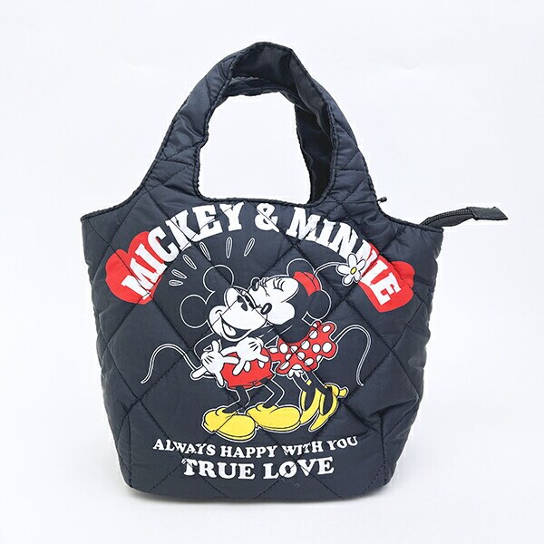 ディズニー ミッキー＆ミニー 中綿ミニトートバッグ  Disney