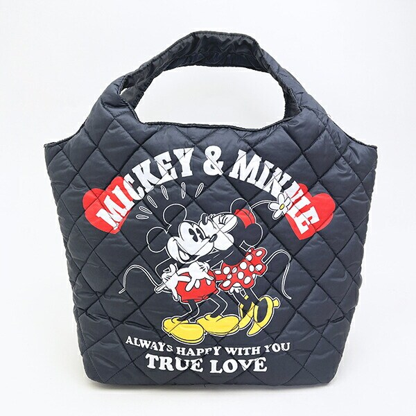 ディズニー ミッキー＆ミニー 中綿トートバッグ  Disney