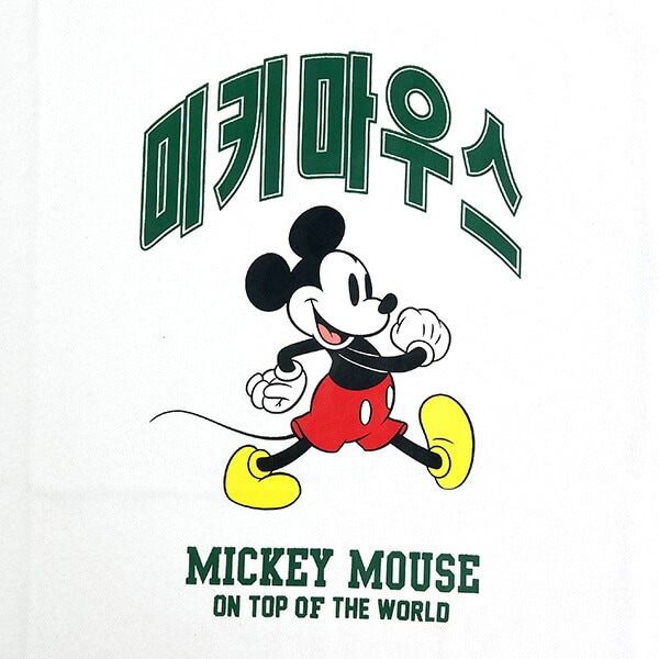 ディズニー ミッキーマウス ハングルシリーズ Ｔシャツ(ホワイト) Lサイズ アパレル Disney