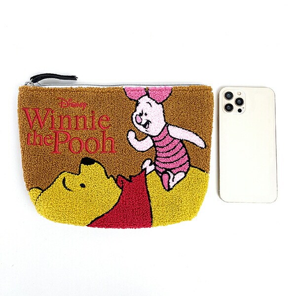 ディズニー くまのプーさん さがらポーチ(ブラウン) Disney