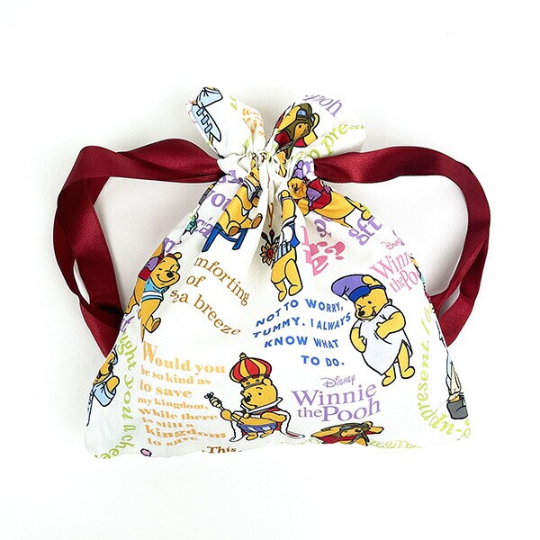 ディズニー くまのプーさん 巾着 イエロー Disney