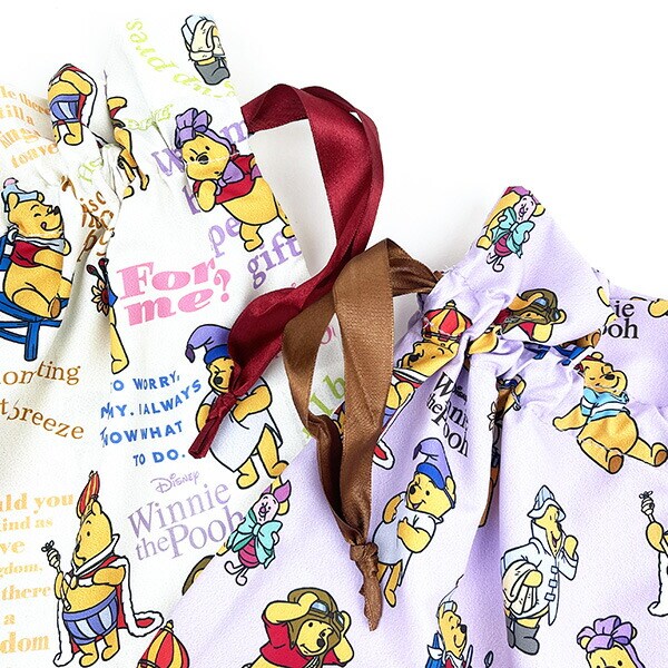 ディズニー くまのプーさん 巾着 イエロー Disney