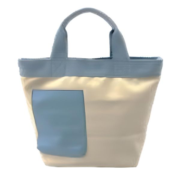 ディズニー くまのプーさん PUさがら刺繍ミニトートバッグ （ブルー） Disney