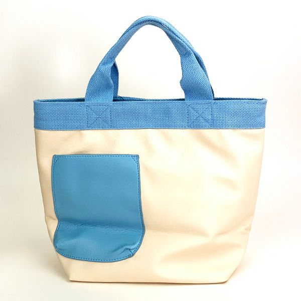 ディズニー くまのプーさん PUさがら刺繍ミニトートバッグ （ブルー） Disney