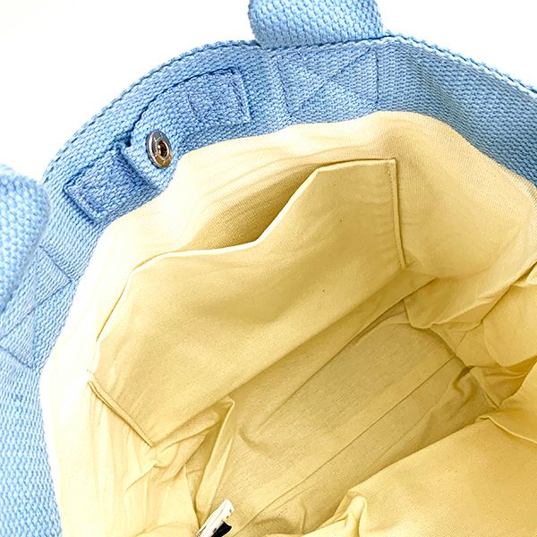 ディズニー くまのプーさん PUさがら刺繍ミニトートバッグ （ブルー） Disney