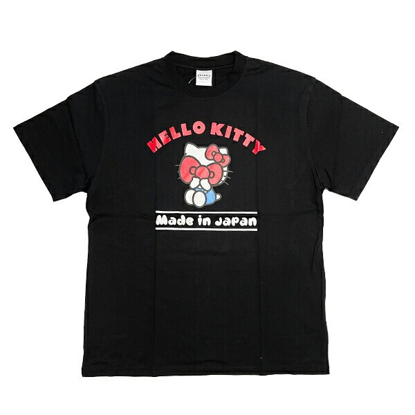 サンリオ ハローキティ Tシャツ(L) ブラック アパレル 日本製 Sanrio