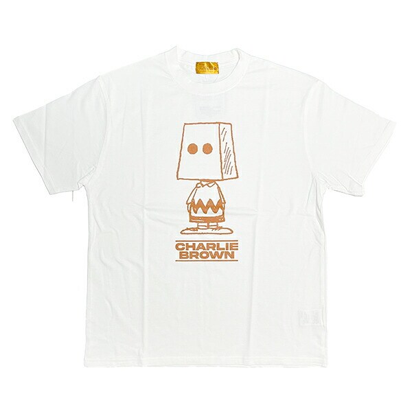 スヌーピー チャーリーブラウン Tシャツ(M) ホワイト アパレル 日本製 SNOOPY