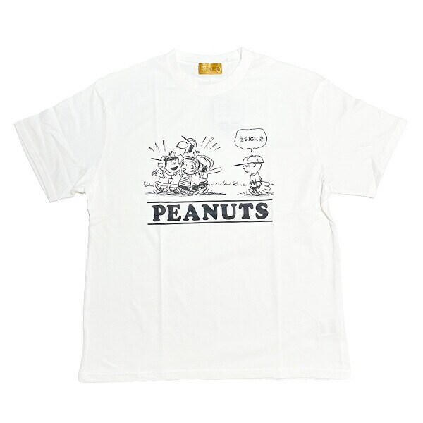 スヌーピー Tシャツ(L) ホワイト アパレル 日本製 SNOOPY