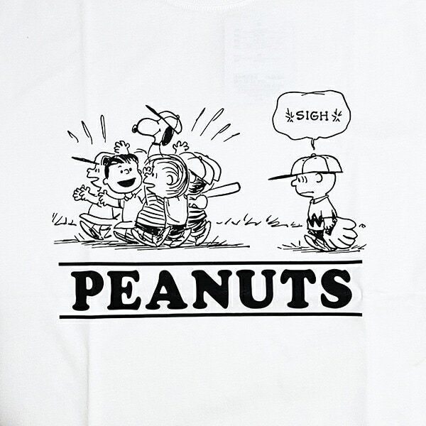 スヌーピー Tシャツ(L) ホワイト アパレル 日本製 SNOOPY