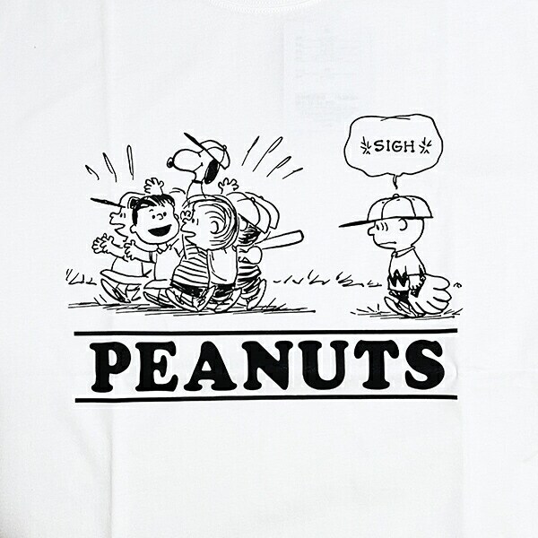 スヌーピー Tシャツ(M) ホワイト アパレル 日本製 SNOOPY