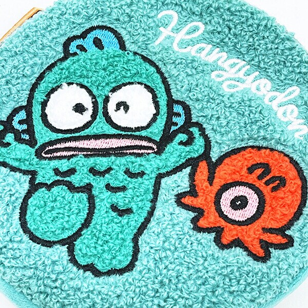 サンリオ ハンギョドン カナビラ付きサークルさがらポーチ (全身) Sanrio